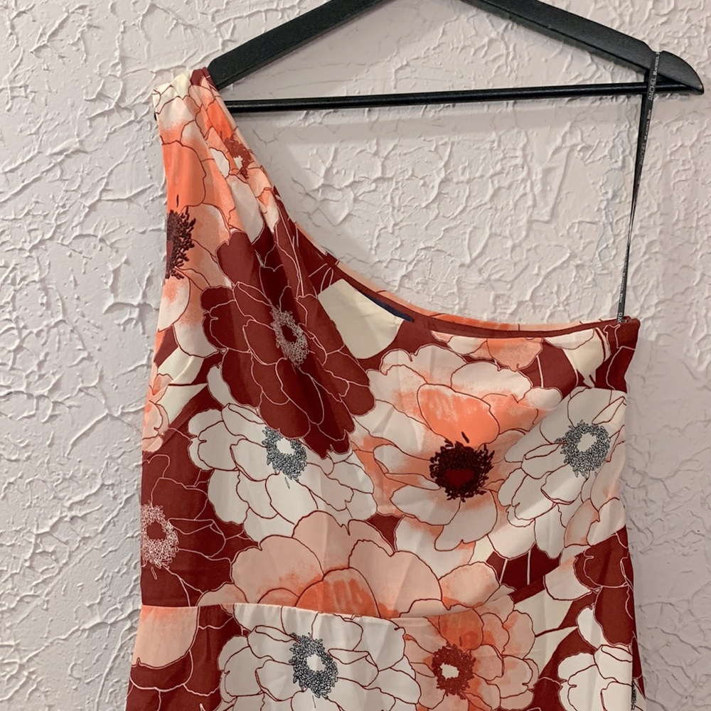 Rachel Roy Rita Maxi Dress Red White 10 Ruffles Tiered Travel Cruise Wedding - Picture 7 of 17